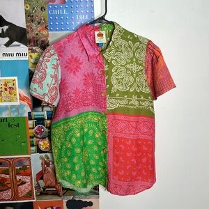 Cute Farm for Anthropologie top (Farm Rio)